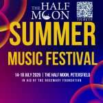 The Half Moon Summer Music Festival poster, 14-18 July 2026